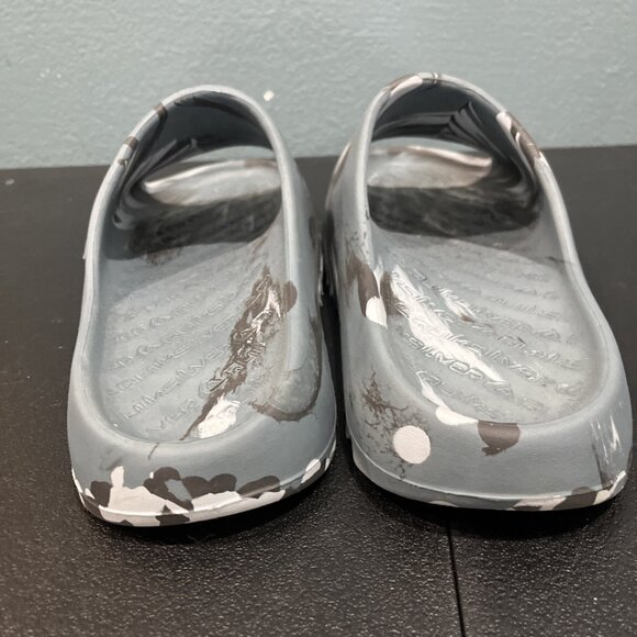 Quicksilver Cloudbreak Sport Slides Mens 13 Blue Marbled Foam Anti Slip Sandal - Picture 5 of 8